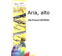 Partitions classique ROBERT MARTIN COITEUX F. - ARIA, ALTO Saxophone