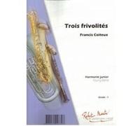 Partitions classique ROBERT MARTIN COITEUX F. - TROIS FRIVOLITS, TROMPETTE SOLO Orchestre junior
