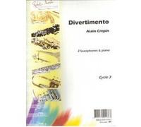 Partitions classique ROBERT MARTIN CREPIN A. - DIVERTIMENTO 1 5 7 5 Saxophone G