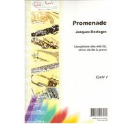 Partitions classique ROBERT MARTIN DESLOGES - PROMENADE, ALTO OU TENOR Saxophone