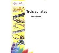Partitions classique ROBERT MARTIN DUSSEK J.L. - TROIS SONATES Flûte traversière