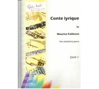 Partitions classique ROBERT MARTIN FAILLENOT M. - CONTE LYRIQUE Clarinette