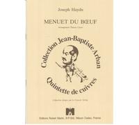 Partitions classique ROBERT MARTIN HAYDN F.J. - CAENS T. - MENUET DU BOEUF Ensemble vents
