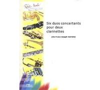 Partitions classique ROBERT MARTIN HAYDN F.J. - SIX DUOS CONCERTANTS POUR DEUX CLARINETTES Clarinette G