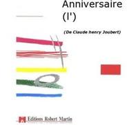 Partitions classique ROBERT MARTIN JOUBERT C.H. - ANNIVERSAIRE (L') Livrets opéra G