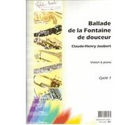 Partitions classique ROBERT MARTIN JOUBERT C.H. - BALLADE DE LA FONTAINE DE DOUCEUR Violon G