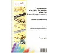 Partitions classique ROBERT MARTIN JOUBERT C.H. - DIALOGUE DU CHEVALIER DURANDIEU ET DE SON ECUYER BERCEMONTAGNE Flûte traversière