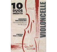 Partitions classique ROBERT MARTIN MAFFI M.E. - 10 DUOS INEDITS POUR DEUX VIOLONCELLES VOL.1 Ensemble à cordes