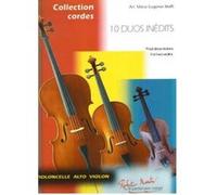 Partition classique ROBERT MARTIN MAFFI M.E. - 10 DUOS INEDITS POUR DEUX VIOLONS VOL.1 Ensemble à cordes