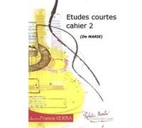 Partitions classique ROBERT MARTIN MARIE - ETUDES COURTES CAHIER 2 Guitare G