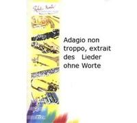 Partitions classique ROBERT MARTIN MENDELSSOHN F. - ADAGIO NON TROPPO, EXTRAIT DES LIEDER OHNE WORTE Violon