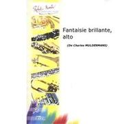 Partitions classique ROBERT MARTIN MULDERMANS C. - FANTAISIE BRILLANTE, ALTO Saxophone