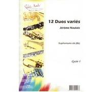 Partitions classique ROBERT MARTIN NAULAIS J. - DOUZE DUOS VARIS (VERSION BB) Tuba G