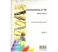 Partitions classique ROBERT MARTIN PORRET J. - CONCERTINO N15 Clarinette