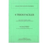 Partitions classique ROBERT MARTIN PORRET J. - SIX TRIOS FACILES Cor