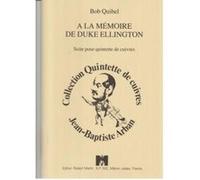 Partitions classique ROBERT MARTIN QUIBEL B. - A LA MMOIRE DE ELLINGTON D. Ensemble vents