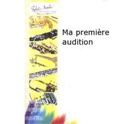 Partitions classique ROBERT MARTIN SCHMITT - MA PREMIERE AUDITION Clarinette