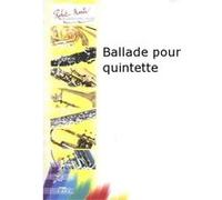 Partitions classique ROBERT MARTIN SOLAL - BALLADE POUR QUINTETTE Saxophone