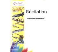 Partitions classique ROBERT MARTIN TOULON/BROUQUIRES - RCITATION Trombone