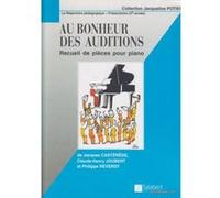 Partitions classique SALABERT AU BONHEUR DES AUDITIONS - PREP.CYCLE 2 - PIANO Piano