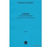 Partitions classique SALABERT POULENC F. - AUBADE CONCERTO - CONDUCTEUR Grand format G