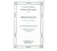 Partitions classique SCHIRMER C.P.E. BACH MAGNIFICAT CHOR Choeur et ensemble vocal