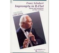 Partitions classique SCHIRMER FRANZ SCHUBERT - IMPROMPTU IN B FLAT - THEME AND VARIATIONS FOR FLUTE Flûte traversière