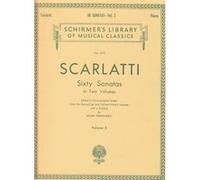 Partitions classique SCHIRMER SCARLATTI D. - 60 SONATAS VOL. 2 - CLAVECIN (PIANO) Clavecin