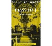 Partitions classique SCHIRMER SCHUBERT - MASS IN F CHOR - SATB Choeur et ensemble vocal G