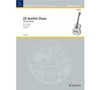 Partitions classique SCHOTT 25 EASY DUETS - 2 GUITARS Guitare G