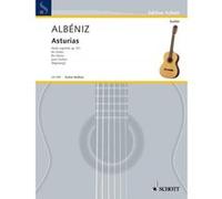 Partitions classique SCHOTT ALBENIZ ISAAC - ASTURIAS OP. 47/5 - GUITAR Guitare