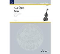 Partitions classique SCHOTT ALBENIZ ISAAC - TANGO OP 165/2 - VIOLON ET PIANO Violon G