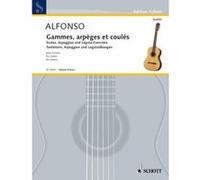 Partitions classique SCHOTT ALFONSO NICOLAS - GAMMES, ARPEGES ET COULES - GUITAR Guitare G