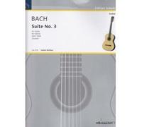Partitions classique SCHOTT BACH J. S. - CELLO-SUITE N 3 - GUITARE Guitare G