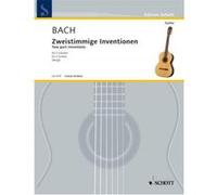 Partitions classique SCHOTT BACH J.S. - ZWEISTIMMIGE INVENTIONEN (STINGL) - 2 GUITARES Guitare