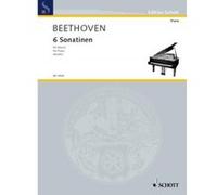 Partitions classique SCHOTT BEETHOVEN LUDWIG VAN - SIX SONATINAS - PIANO Piano G