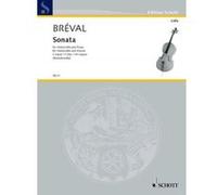 Partitions classique SCHOTT BREVAL JEAN BAPTISTE - SONATA C MAJOR - CELLO AND PIANO Violoncelle G