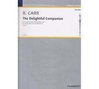 Partitions classique SCHOTT CARR R. - THE DELIGHTFUL COMPANION - FLUTE A BEC SOPRANO OU ALTO Flûte à bec G