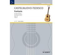 Partitions classique SCHOTT CASTELNUOVO-TEDESCO MARIO - FANTASIA OP. 145 - GUITAR AND PIANO Guitare