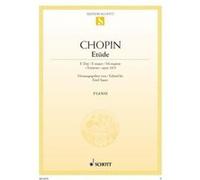 Partitions classique SCHOTT CHOPIN FREDERIC - ETUDE E MAJOR OP. 10/3 - PIANO Piano