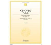 Partitions classique SCHOTT CHOPIN FREDERIC - PRELUDE D FLAT MAJOR OP. 28/15 - PIANO Piano G