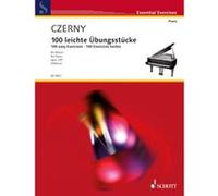 Partitions classique SCHOTT CZERNY CARL - 100 EASY EXERCISES OP. 139 - PIANO Piano G