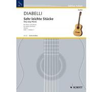 Partitions classique SCHOTT DIABELLI ANTON - VERY EASY PIECES VOL. 1 - GUITAR AND PIANO Guitare G