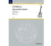 Partitions classique SCHOTT DIABELLI ANTON - VERY EASY PIECES VOL. 2 - GUITAR AND PIANO Guitare