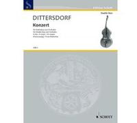 Partitions classique SCHOTT DITTERSDORF K.D. - CONCERTO E MAJOR - DOUBLE BASS AND ORCHESTRA Contrebasse G