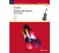 Partitions classique SCHOTT DONT JACOB - STUDIES AND CAPRICES OP. 35 - VIOLIN Violon G
