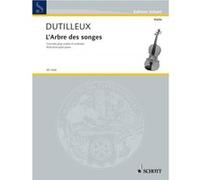 Partitions classique SCHOTT DUTILLEUX HENRI - L'ARBRE DES SONGES - VIOLIN AND ORCHESTRA Violon G