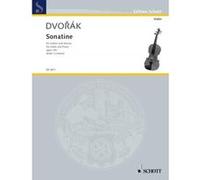 Partitions classique SCHOTT DVORAK ANTON - SONATINE G MAJOR OP. 100 - VIOLIN AND PIANO Violon G
