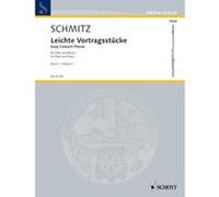 Partitions classique SCHOTT EASY CONCERT PIECES BAND 1 - FLUTE AND PIANO Flûte traversière G