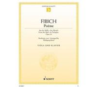 Partitions classique SCHOTT FIBICH ZDENEK - POEME OP. 39 - VIOLA AND PIANO Alto